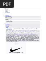 Nike, Inc.: Language Watch Edit