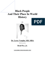 Black People and Thier Place in World History