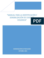 Manual de Deteccion y Atencion de Violencia Familiar Comentario PDF