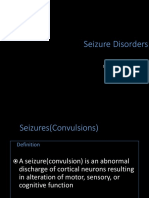 Seizure Disorders: Musupila.M DCM, Adgm, BSC Cs (Unza) 6 November 2019