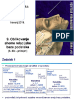 9 Oblikovanje Sheme Relacijske BP 3 Dio - Primjeri PDF