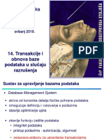 14 Transakcije I Obnova BP U Slucaju Razrusenja PDF