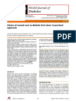 Choice of Wound Care in Diabetic Foot Ulcer: A Practical Approach