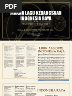 Lirik Lagu Indonesia Raya 3 Stanza | PDF