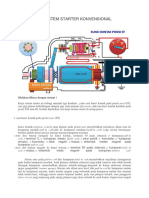 Cara Kerja Starter Konvensional