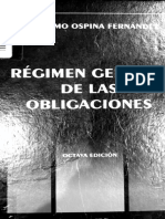Regimen General de Obligaciones - Ospina Fernandez