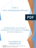 Unit 2: The Communication Process