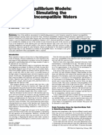 Chemical Equilibrium Models: Their Use in Simulating The Injection of Incompatible Waters