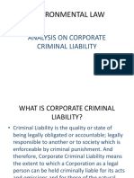 Corporate Criminal Law Project