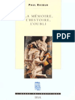 RICŒUR, Paul – La mémoire, l’histoire, l’oubli.pdf
