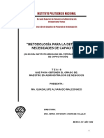 Metodología para La Detección de Necesidades de Capacitación PDF