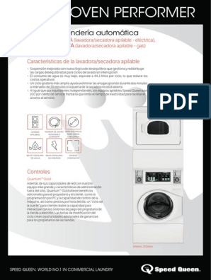 FICHA TECNICA - Torre Lavadora Secadora, PDF