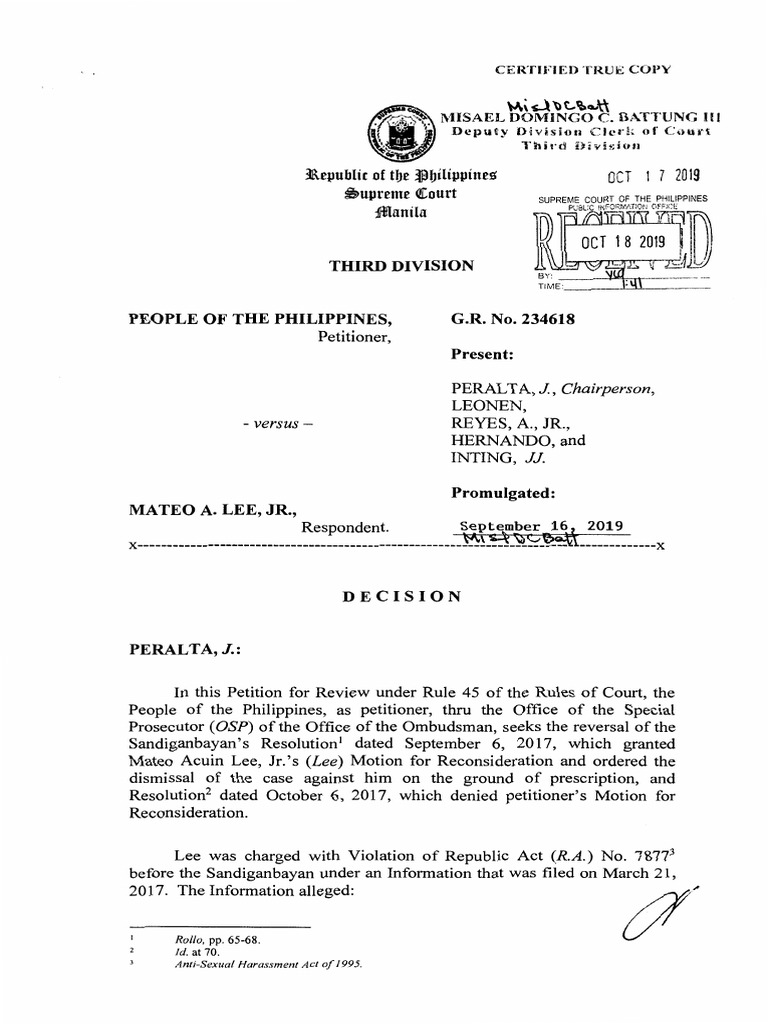 People v. Mateo PDF Defamation Statute Of Limitations