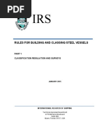 BV Rules for Steel Ships NR467 & NR600 | PDF