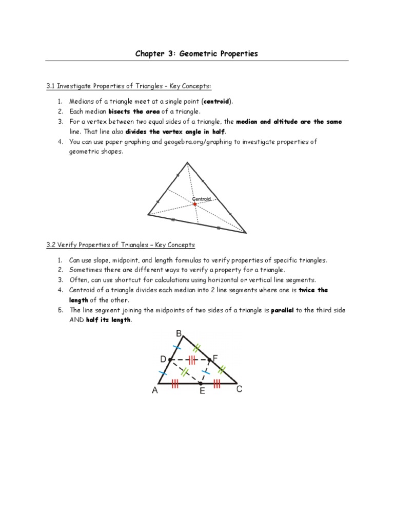Chapter 3 Key Concepts | PDF