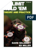 No Limit Hold em Theory and Practice (David Sklansky, Ed Miller).pdf