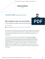 Não Confunda o País Com Sua Timeline - 16-05-2019 - Fernando Schuler - Folha