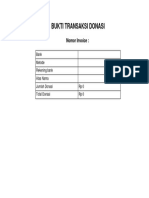 Bukti Transaksi Donasi: Nomor Invoice