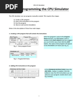 Introduction To Cpu Simulator