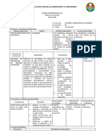 Sesión de Aprendizaje presente continuo