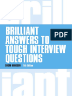 Brilliant Answers To Tough Interview