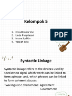 Kelompok 5 Syntactic Linkage