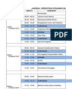 Jadwal Orientasi 2019