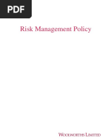 Risk Management Policy