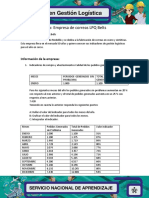 Actividad 10 Evidencia 5"indicadores de Gestión Logística"