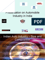 Presentation on Indian Automobile Industry Trends and Statistics