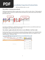 Coloring Notes in Sibelius Using Colored Notehead Styles