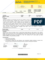 Diagnostics Report for Ms. Saloni Sony