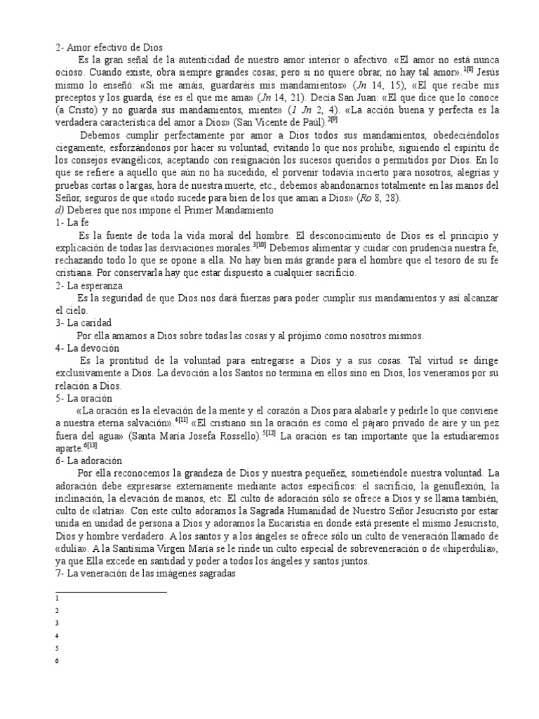 Amor y Deberes en la Fe Cristiana | PDF | Oración | Amor