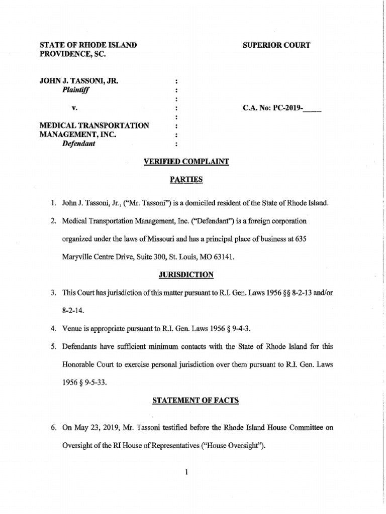 Verified Complaint PDF