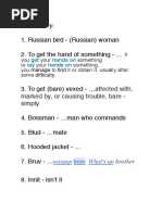 Sexual Slang Dictionary Overview | PDF | Masturbation | Sexual Intercourse