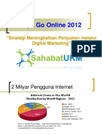 Saatnya Go Online 2012: "Strategi Meningkatkan Penjualan Melalui Digital Marketing"
