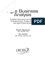 Agile Business Analysis: Kevin Aguanno Ori Schibi