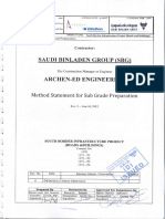 Methods of Statement For Subgrade Preparation PDF