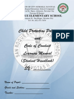 Child Protection Policy and Code of Conduct Learners Manual (Student Handbook) SY