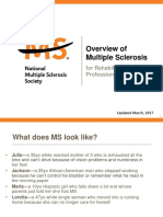 Overview of Multiple Sclerosis: For Rehabilitation Professionals