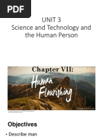 Unit 3 Science and Technology and The Human Person