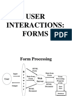 User Interactions: Forms