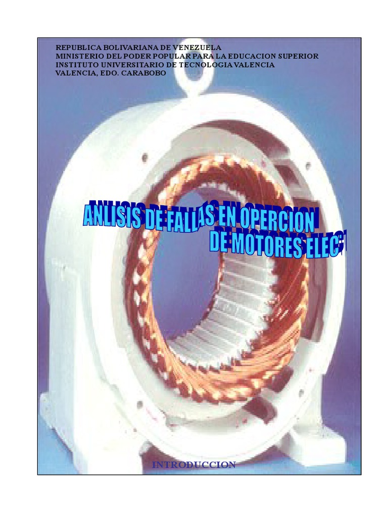 Análisis de Fallas en Motores Eléctricos | PDF | Relé | Fusible (Eléctrico)