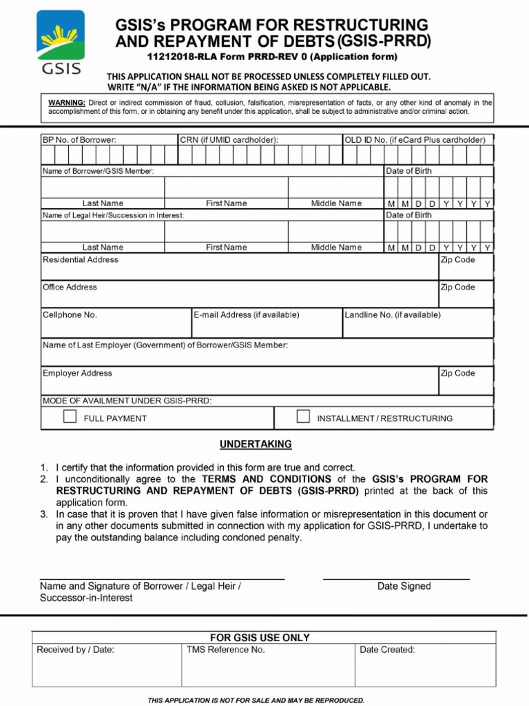 Forms PRRD PDF | PDF