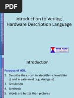 Introduction To Verilog Hardware Description Language