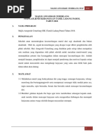 Kertas Kerja Majlis Anugerah Cemerlang