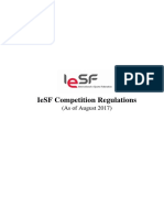 IeSF Competition Regulations Summary