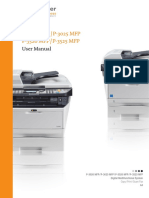 P-3020 MFP / P-3025 MFP P-3520 MFP / P-3525 MFP: User Manual