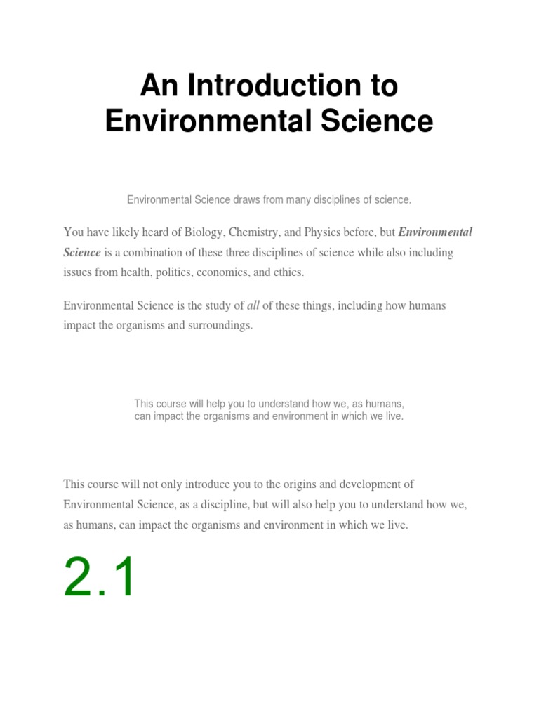 Environmental Science Book PDF Atmosphere Of Earth Greenhouse Effect