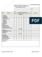 IMS-37 Vehicle Inspection Checklist